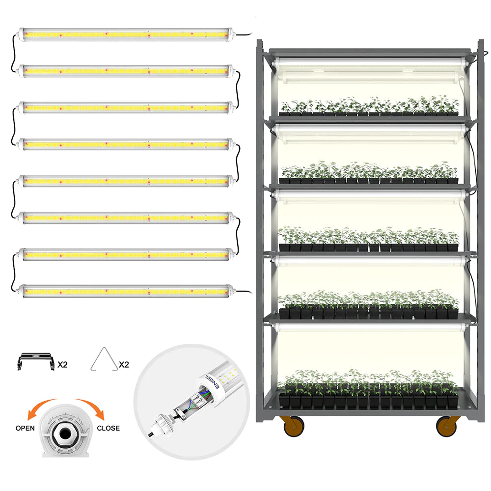 LED Vollspektrum Pflanzenwachstumsleuchte 126cm