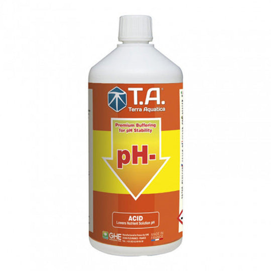 PH Down - Senkt den PH-Wert ab - 1Liter - Terra Aquatica GHE